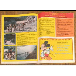 Journal de Mickey N°1464 avec cadeau Dossier Tour de France Poster + vignettes 1980 Vintage