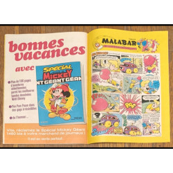 Journal de Mickey N°1464 avec cadeau Dossier Tour de France Poster + vignettes 1980 Vintage