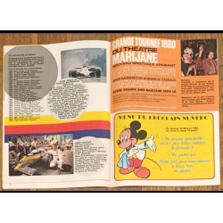 Journal de Mickey N°1468 avec cadeau Dossier Formule 1 Poster + vignettes 1980 Vintage