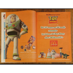 Journal de Mickey N°2284 avec cadeau autocollants 1996 vintage