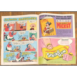 Journal de Mickey N°1468 avec cadeau Dossier Formule 1 Poster + vignettes 1980 Vintage