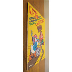 Journal de Mickey N°1468 avec cadeau Dossier Formule 1 Poster + vignettes 1980 Vintage