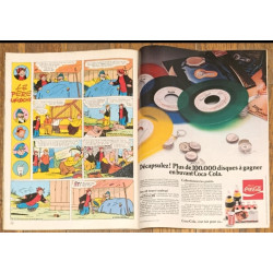 Journal de Mickey N°1400 avec cadeau Poster Chupa Chups 1979 Vintage
