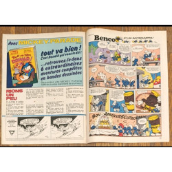 Journal de Mickey N°1400 avec cadeau Poster Chupa Chups 1979 Vintage