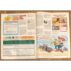 Journal de Mickey N°1400 avec cadeau Poster Chupa Chups 1979 Vintage