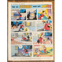 Journal de Mickey N°1400 avec cadeau Poster Chupa Chups 1979 Vintage