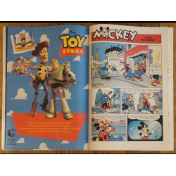 Journal de Mickey N°2284 avec cadeau autocollants 1996 vintage