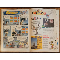 Journal de Mickey N°2284 avec cadeau autocollants 1996 vintage