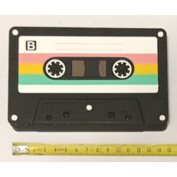 Boîte de Rangement Vintage "Cassette Audio" - Impression 3D Design Rétro