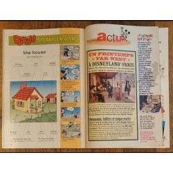 Journal de Mickey N°2284 avec cadeau autocollants 1996 vintage