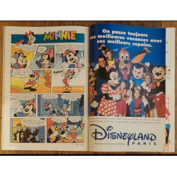 Journal de Mickey N°2284 avec cadeau autocollants 1996 vintage