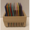 Pack Retro-Gaming : Lecteur & 10 Mini-Disquettes - Imprimé en 3D - Déco design vintage