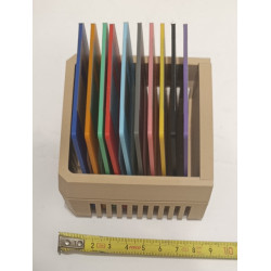 Pack Retro-Gaming : Lecteur & 10 Mini-Disquettes - Imprimé en 3D - Déco design vintage
