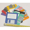 Pack Retro-Gaming : Lecteur & 10 Mini-Disquettes - Imprimé en 3D - Déco design vintage