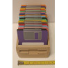 💾 Set de Collection " 19 Disquettes & leur boîtier" – imprimé 3D - Déco Geek & Rétro