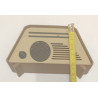 📻 Miniature Radio Vintage – Objet de Décoration - imprimé en 3D