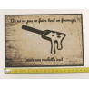 🧀 Plaque Déco Humour "Raclette" – Imprimée en 3D