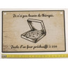 🍕 Plaque Déco Humour - "Thérapie Pizza" - Imprimée en 3D