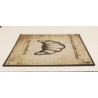 🥐 Plaque Déco style Vintage "Bonheur & Croissant" – Imprimée en 3D
