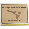 🧀 Plaque Déco Humour "Raclette" – Imprimée en 3D