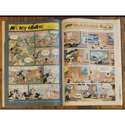 Journal de Mickey N°2041 avec cadeau mini gags animés 1991 vintage