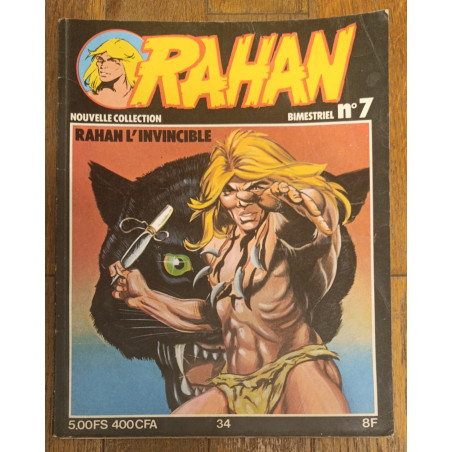 Livre Rahan l'invincible N°7 1979 vintage