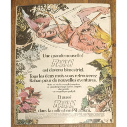 Livre Rahan N°26 le secret de l'enfance 1977 vintage