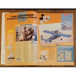 Journal de Mickey N°2043 avec cadeau mini gags animés 1991 vintage