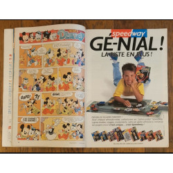 Journal de Mickey N°2043 avec cadeau mini gags animés 1991 vintage