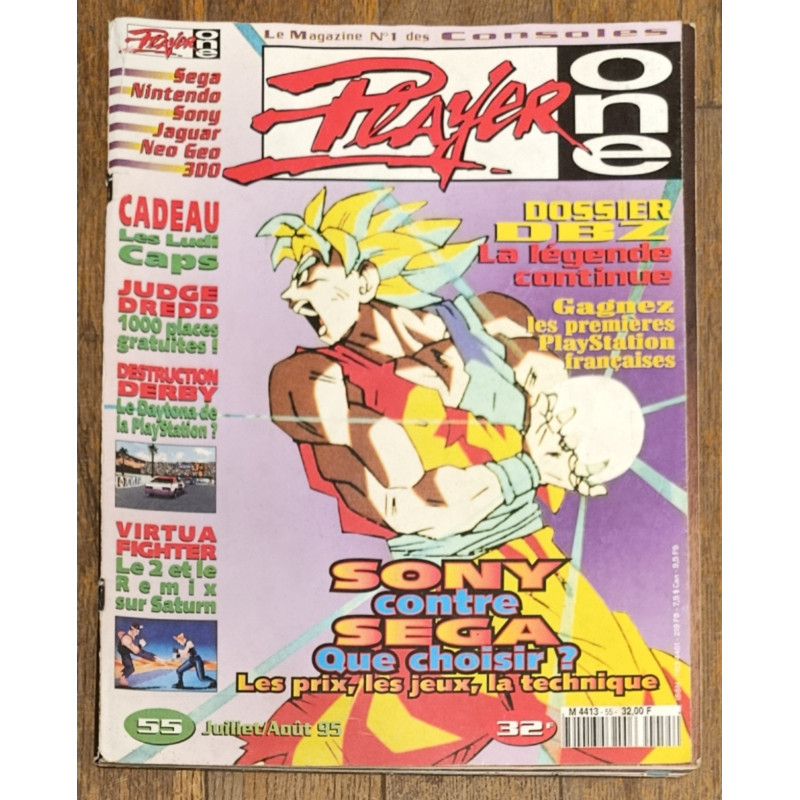 Rare ancien magazine Player one N°55 avec Poster 1995 vintage