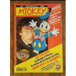 Journal de Mickey N°2042 avec cadeau mini gags animés 1991 vintage