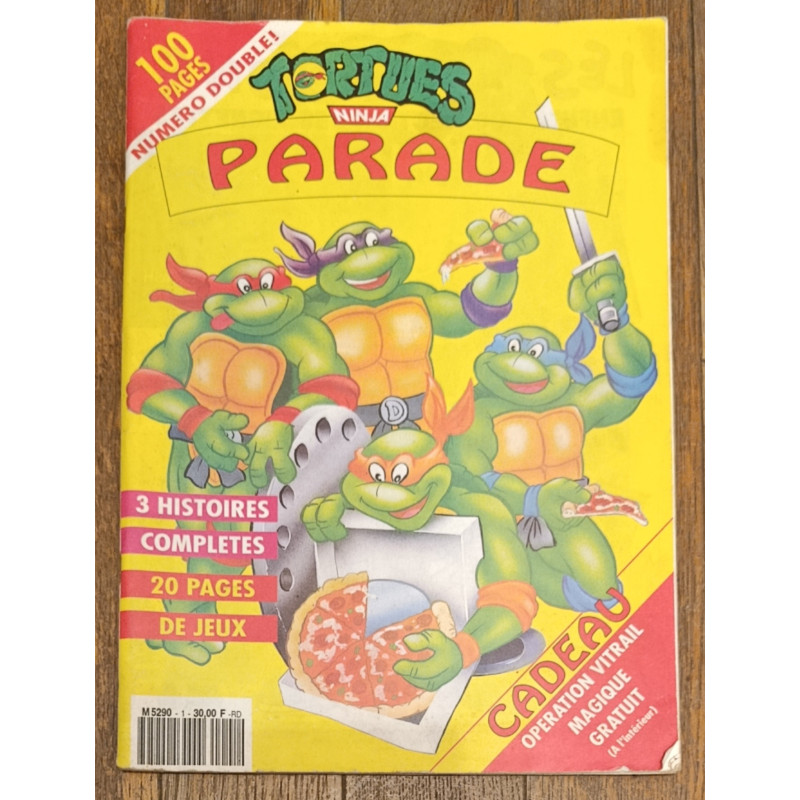 Rare ancien magazine N°1 Tortues ninja Parade Années 90 vintage