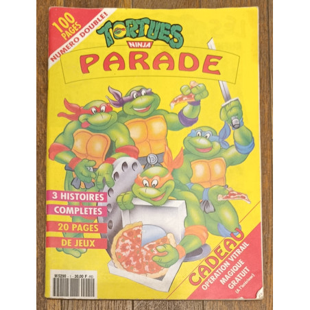 Rare ancien magazine N°1 Tortues ninja Parade Années 90 vintage