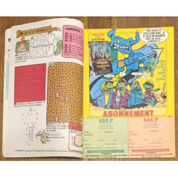 Rare ancien magazine N°1 Tortues ninja Parade Années 90 vintage