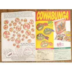 Ancien magazine Tortues ninja N°17 Années 90 vintage