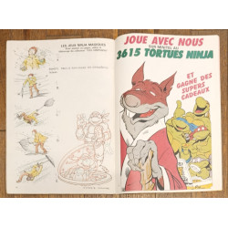 Ancien magazine Tortues ninja N°17 Années 90 vintage