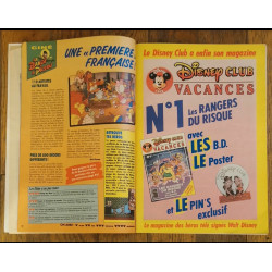 Journal de Mickey N°2042 avec cadeau mini gags animés 1991 vintage