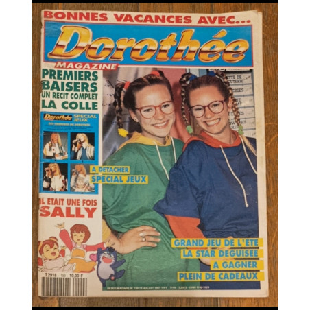 Dorothée magazine avec Poster N°199 Juillet 1993 Vintage