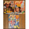 3 Pif magazines - Indiana Jones Bd Pif + intégrale - N°1073-1074-1075 - Année 1989 - Vintage