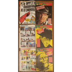 3 Pif magazines - Indiana Jones Bd Pif + intégrale - N°1073-1074-1075 - Année 1989 - Vintage