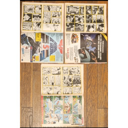 3 Pif magazines - Indiana Jones Bd Pif + intégrale - N°1073-1074-1075 - Année 1989 - Vintage