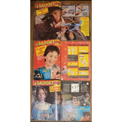 3 Pif magazines - Indiana Jones Bd Pif + intégrale - N°1073-1074-1075 - Année 1989 - Vintage