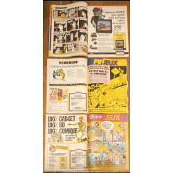 3 Pif magazines - Indiana Jones Bd Pif + intégrale - N°1073-1074-1075 - Année 1989 - Vintage