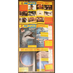 3 Pif magazines - Indiana Jones Bd Pif + intégrale - N°1073-1074-1075 - Année 1989 - Vintage