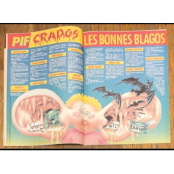 Les Crados - Pif gadget N°1082 - ancien magazine 1989 Vintage