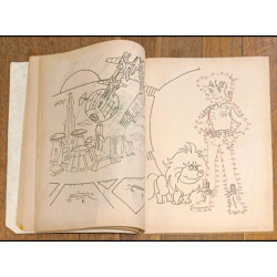 Rare Captain Future Capitaine Flam ancien livre de coloriage 1981 vintage