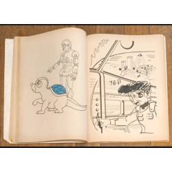 Rare Captain Future Capitaine Flam ancien livre de coloriage 1981 vintage