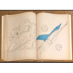 Rare Captain Future Capitaine Flam ancien livre de coloriage 1981 vintage