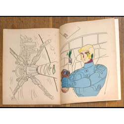 Rare Captain Future Capitaine Flam ancien livre de coloriage 1981 vintage