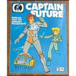 Rare Captain Future Capitaine Flam ancien livre de coloriage 1981 vintage